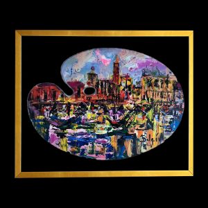 Venice Palette 17 x 24, Framed