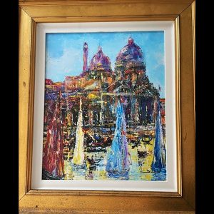Venise Grand Canal 21.5x17.5 Framed
