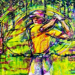 Modern Golf 18'' x 21''