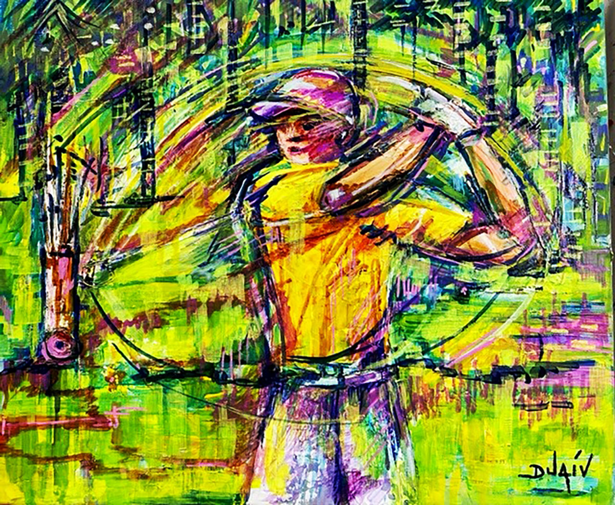 Modern Golf 18'' x 21''