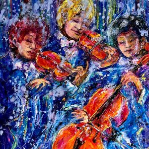 Music In Blue 40'' x 30''