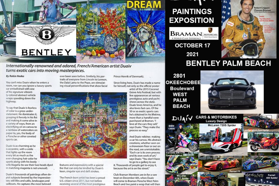 2021-10-17 - DUAIV Paintings Exposition, Braman Bentley, Palm Beach, FL