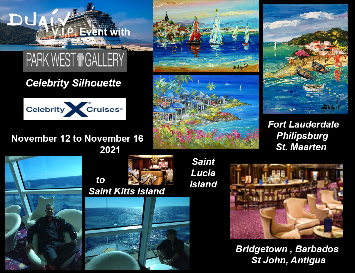 2021-11-12 - DUAIV with Park West Gallery, Ultimate Southern Caribbean, Onboard Celebrity Silhouette
