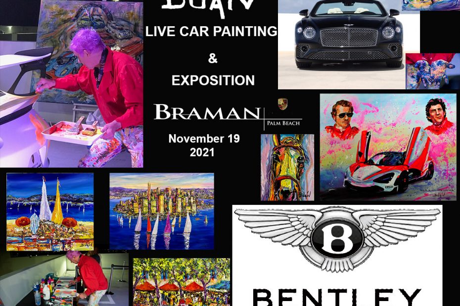 2021-11-19 - DUAIV Live Car Painting, Braman Bentley, Palm Beach, FL