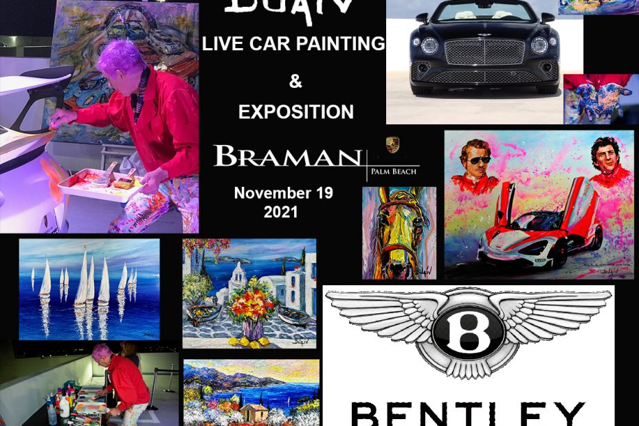 DUAIV Live Car Painting, Bentley Braman