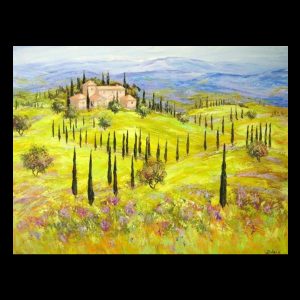 Collines en Toscane 12.5 x 15.75