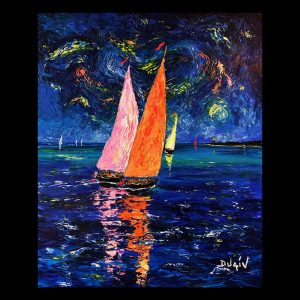 Deep Blue Sky 24 x 20