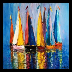 La vie des voiles 16 x 16