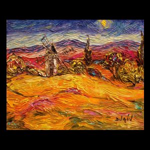 Le Moulin de Van Gogh 12 x 15