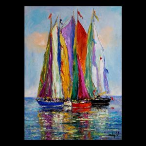 Les Voiles Verticales 21 x 15.5