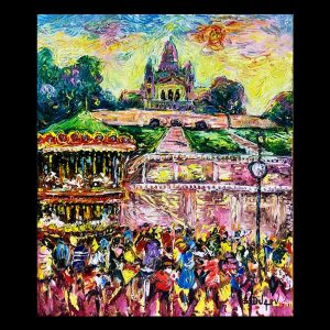 Montmartre en Rose 24.5 x 20