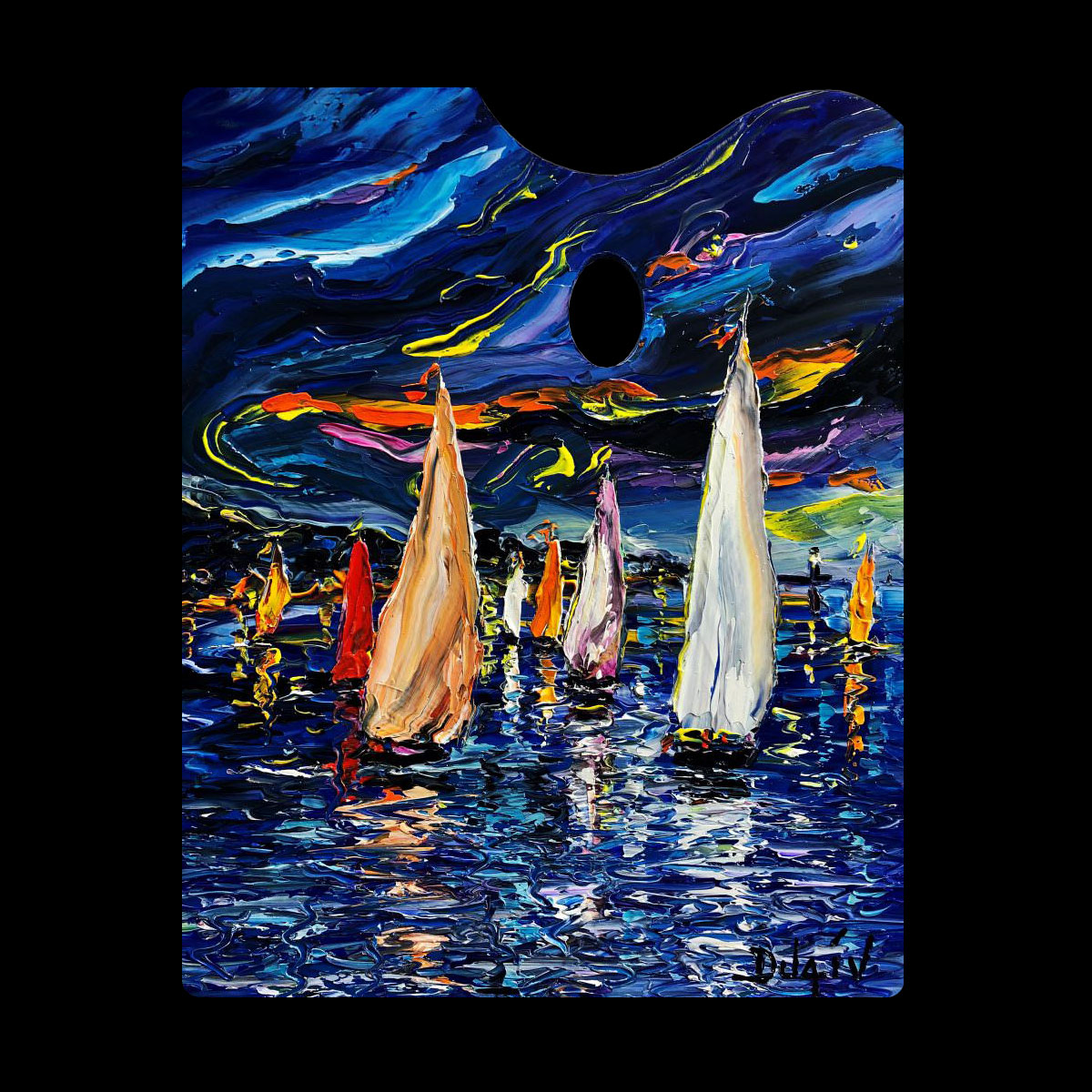 Palette Night 19.5'' x 15.5''