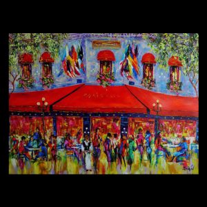 Paris Cafe 24 x 30