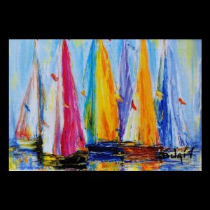 Sailboats 7 x 10