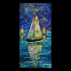 Sailing Night 30 x 14.5