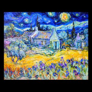 Tribute To Van Gogh 21.5 x 27