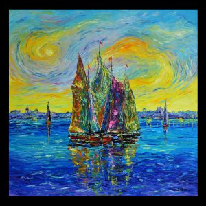 Van Gogh Evening 17 x 17