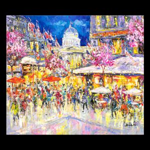 Washington Night Cafe 26 x 30