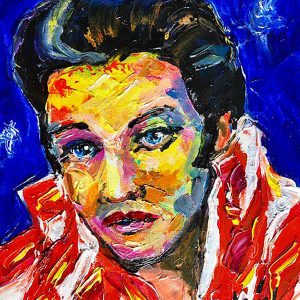 Elvis Icon 10'' x 8''