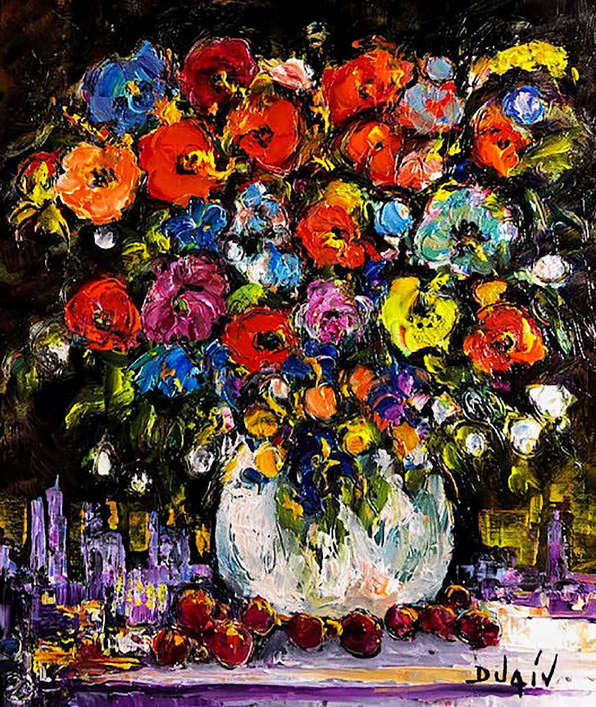 Fleurs Epaisseurs 21'' x 18''