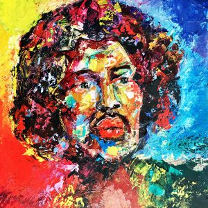 Jimi Hendrix 24'' x 18''
