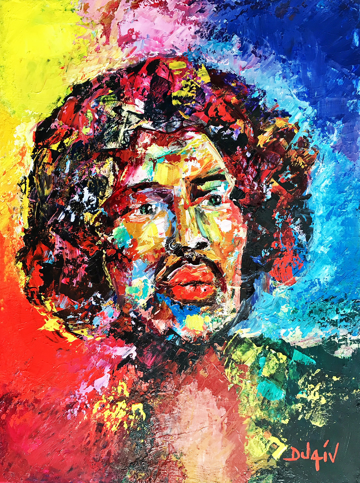 Jimi Hendrix 24'' x 18''