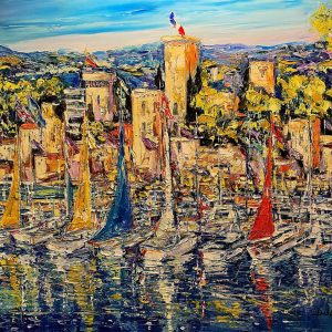 On The Riviera 25'' x 31''