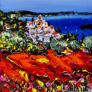 Red And Village 10.5'' x 8.5''