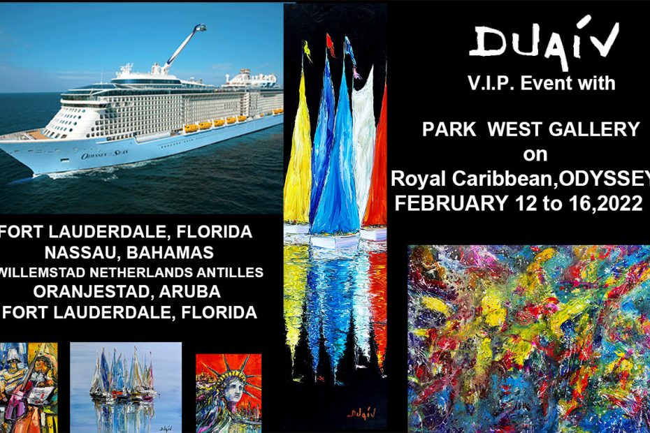 DUAIV V.I.P. Event with Park West Gallery on Royal Caribbean, Odyssey