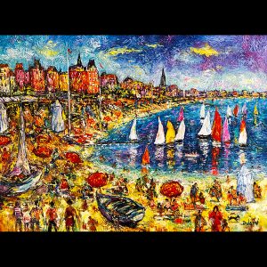 Beach 38'' x 51''