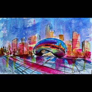 Chicago Bean<em>4.5'' x 7''</em>