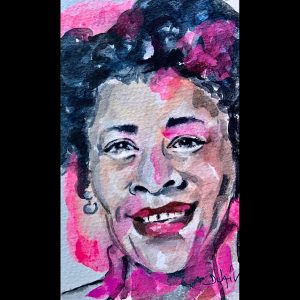 Ella Fitzgerald<em>7'' x 4.5''</em>