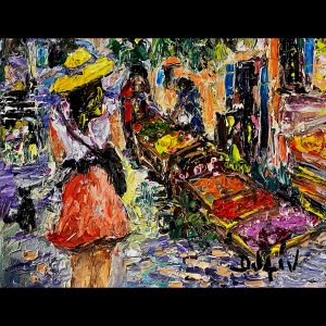 Fille au Chapeau 8'' x 10''