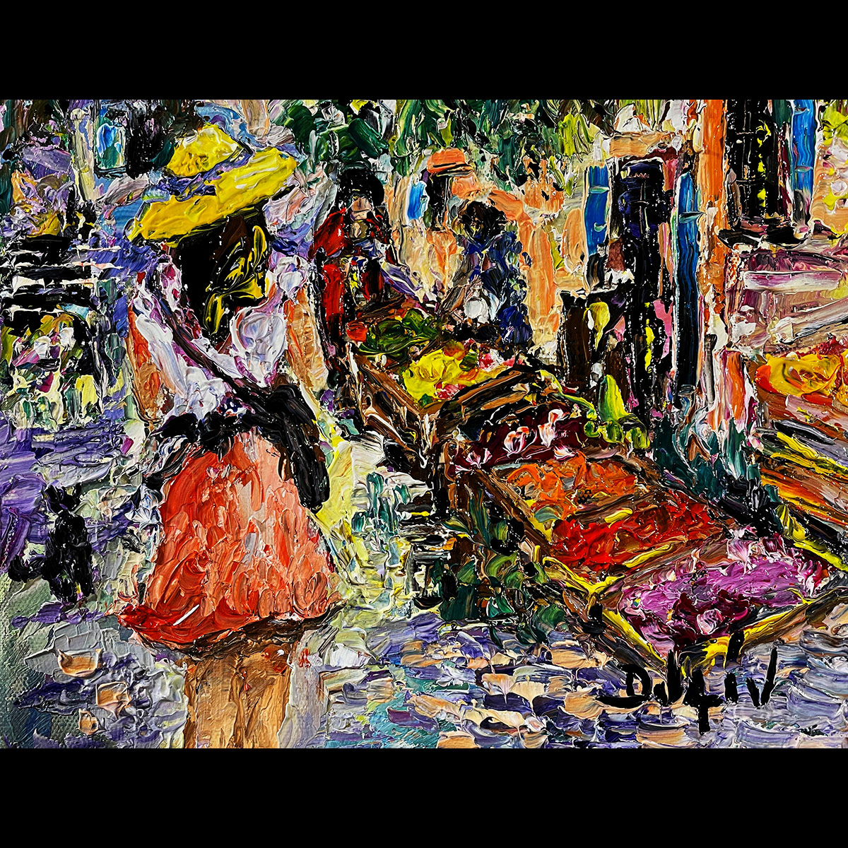 Fille au Chapeau 8'' x 10''