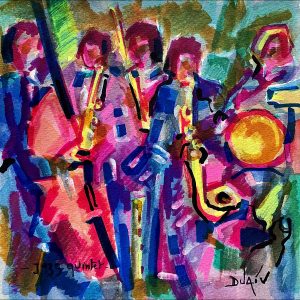 Jazz Quintet 8'' x 8''