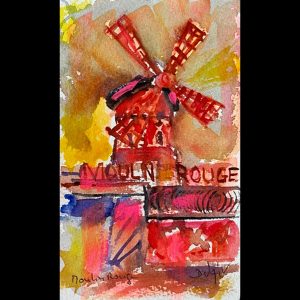 Le Moulin Rouge<em>7'' x 4.5''</em>