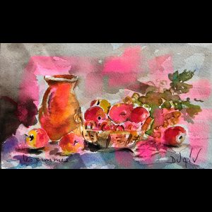 Les Pommes<em>4.5'' x 7''</em>