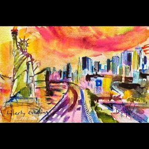Liberty Evening<em>4.5'' x 7''</em>
