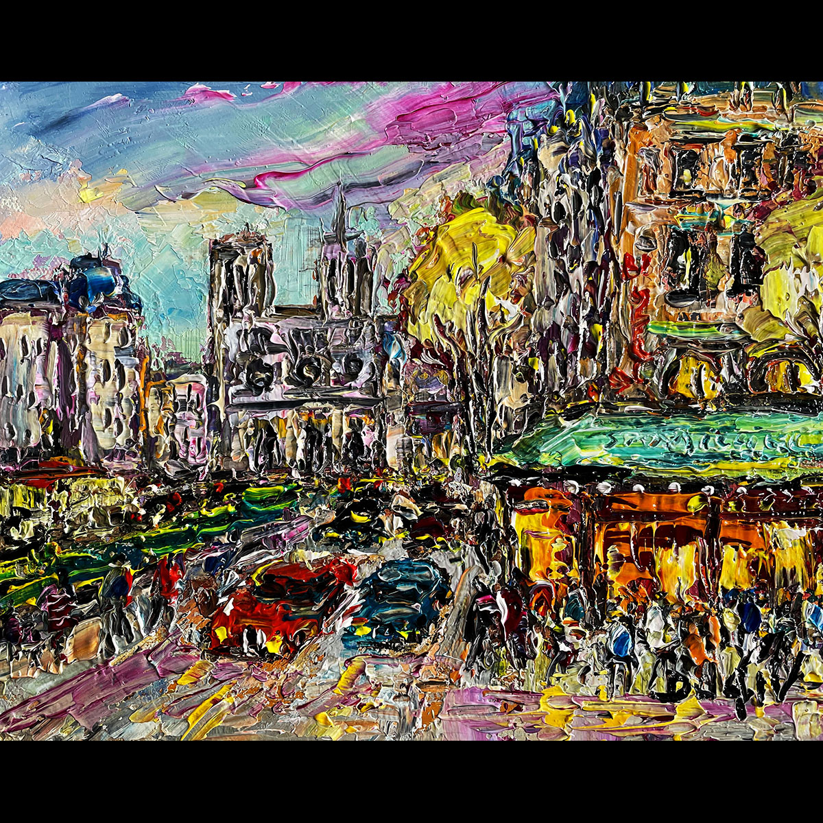 Paris Blvd St Michel 8'' x10''