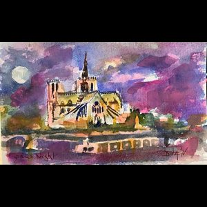 Paris Night 4.5'' x 7''