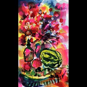 Pasteque 7'' x 4.5''
