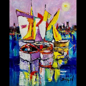 Vue de Voiles Fouillies 18'' x 14''