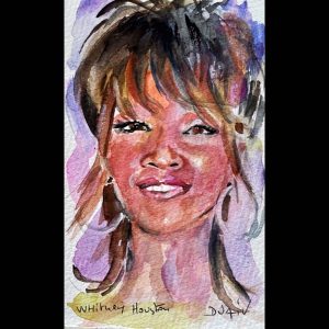 Whitney Houston 7'' x 4.5''