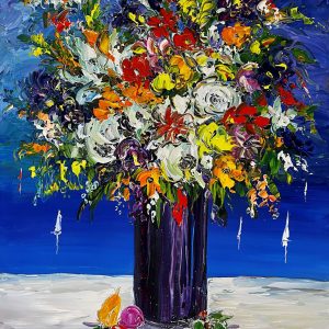 En Bleu 24'' x 19''