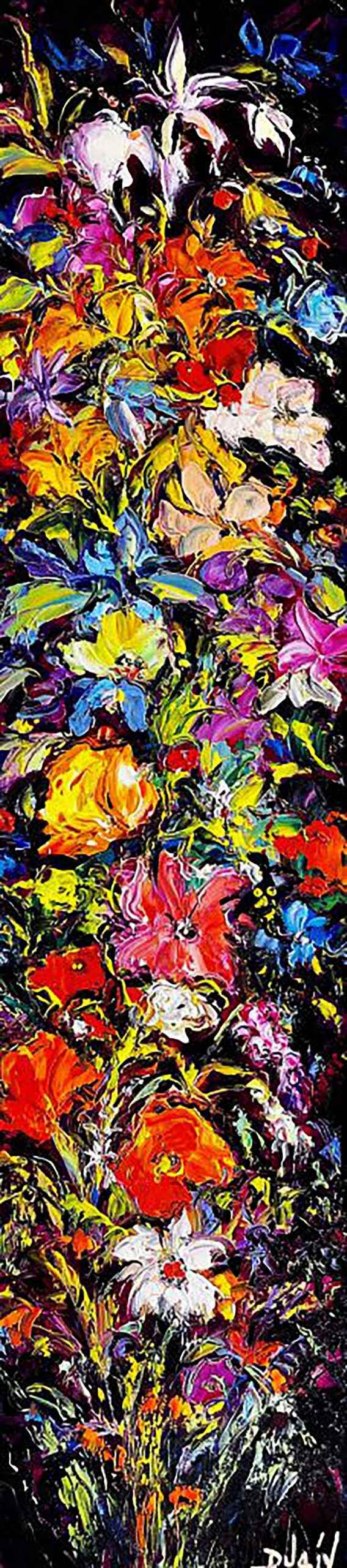 Fleurs Du Soir 56'' x 14''