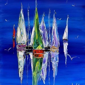 Green Sail 21'' x 18''
