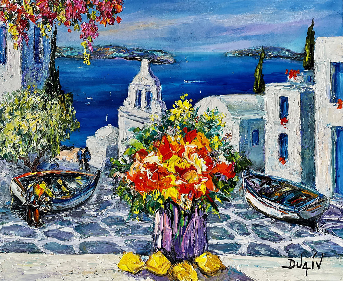 Happy Greece 20 x 24