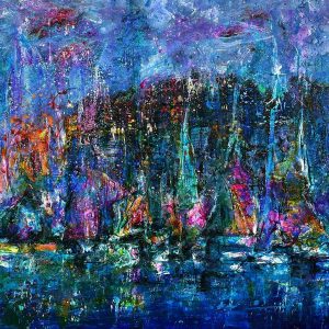 Harbour Abstraction 48'' x 72''