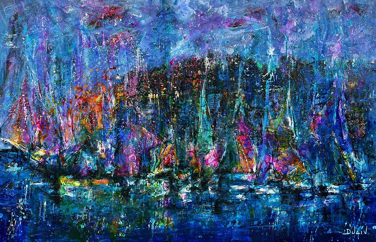 Harbour Abstraction 48'' x 72''