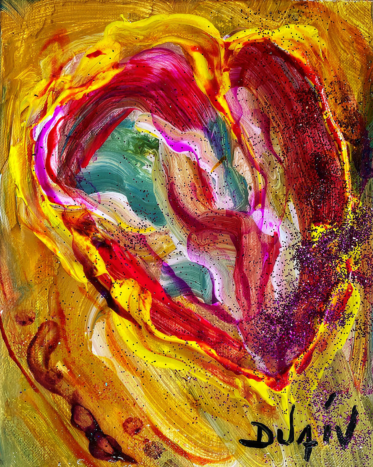Heart Passion 10'' x 8''